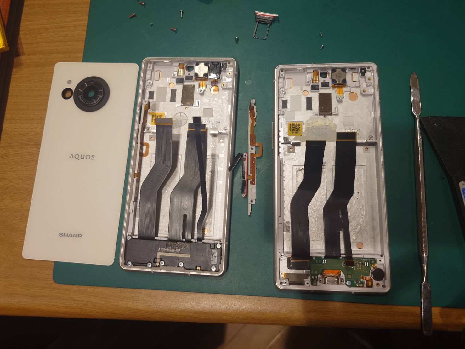 【西川口よりご来店】AQUOS R8のスリープボタン交換修理をご依頼いただきました！